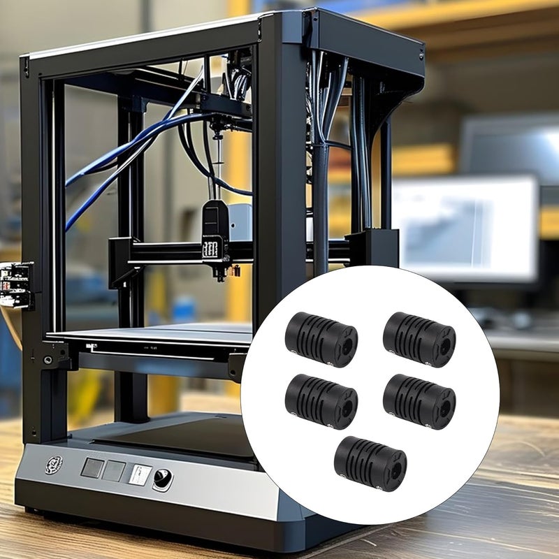 CNBTR 5Pieces D15 L2 Hole Dia 6x6mm Encoder Plastic Elasticity Coupling Motor Coupler Stepper Motor Shaft - Image 5